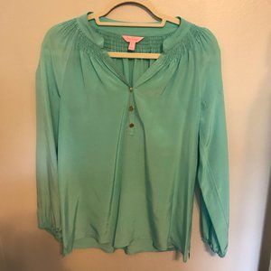 Lilly Pulitzer Elsa Silk Blouse